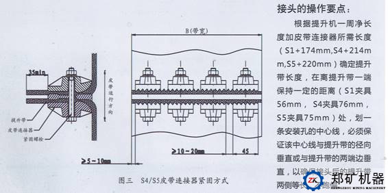 一步解析胶带式提升机料斗安装操作方法