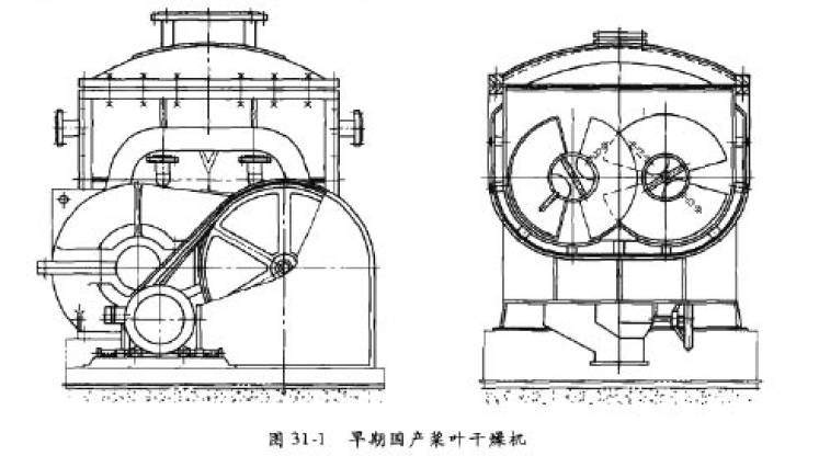 空心桨叶干燥机简介