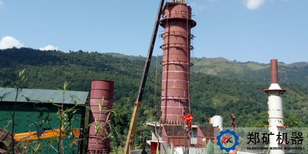 尼泊尔100TPD石灰立窑生产线项目