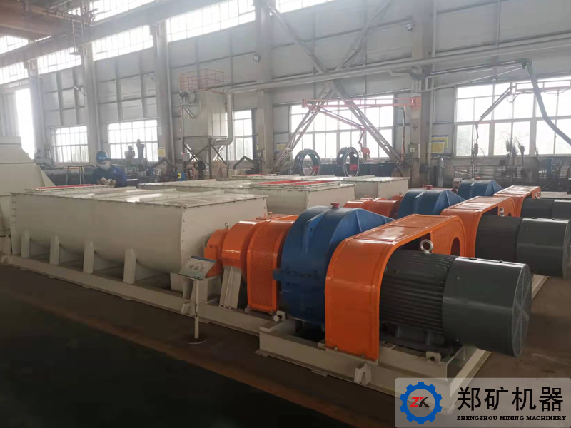 江西双轴搅拌机应用碳酸锂项目